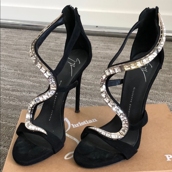Giuseppe zanotti crystal heels Clearance